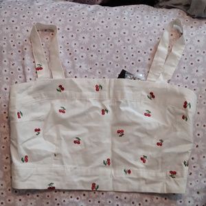Cherry Crop Top